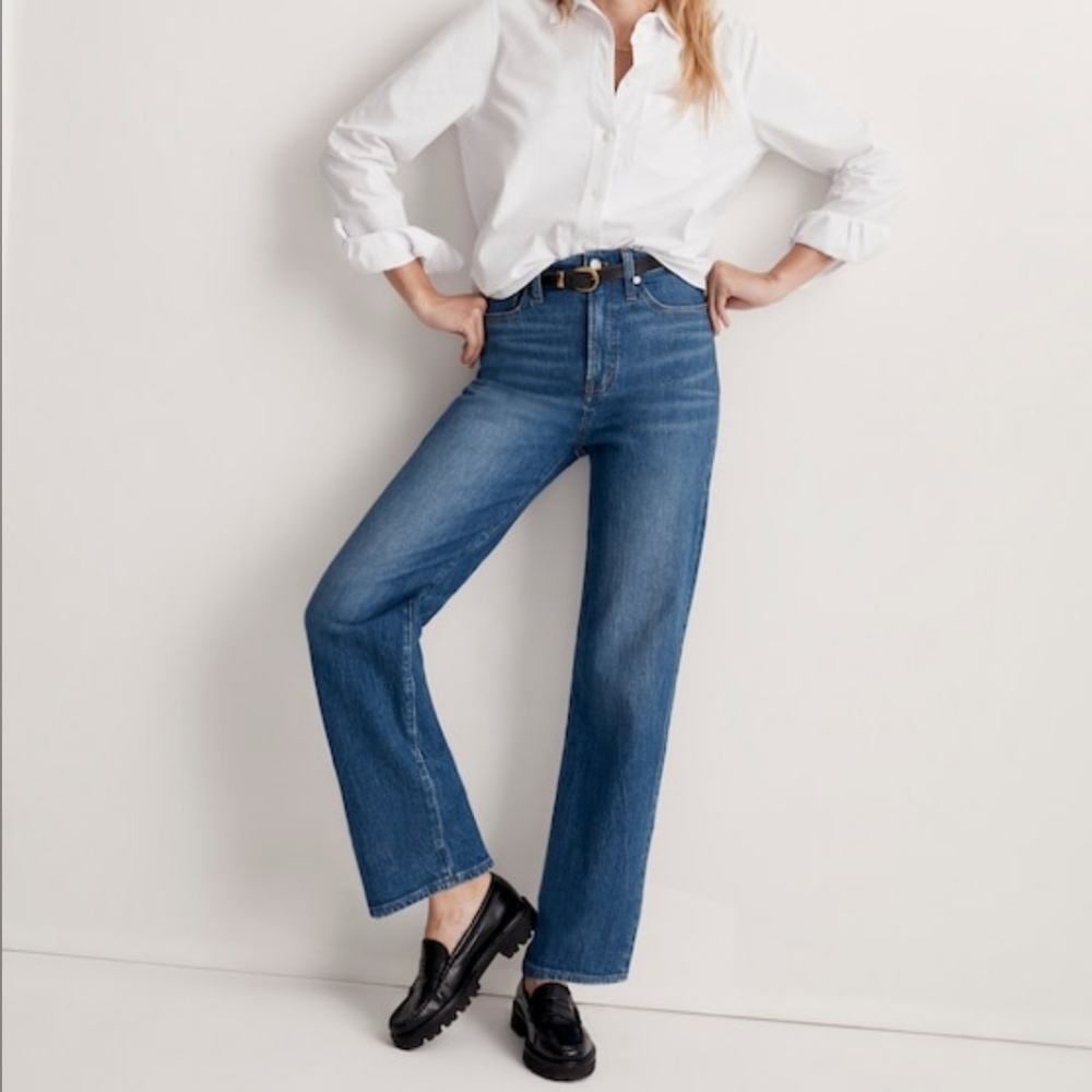 Madewell The Perfect Vintage Wide Leg Jeans
